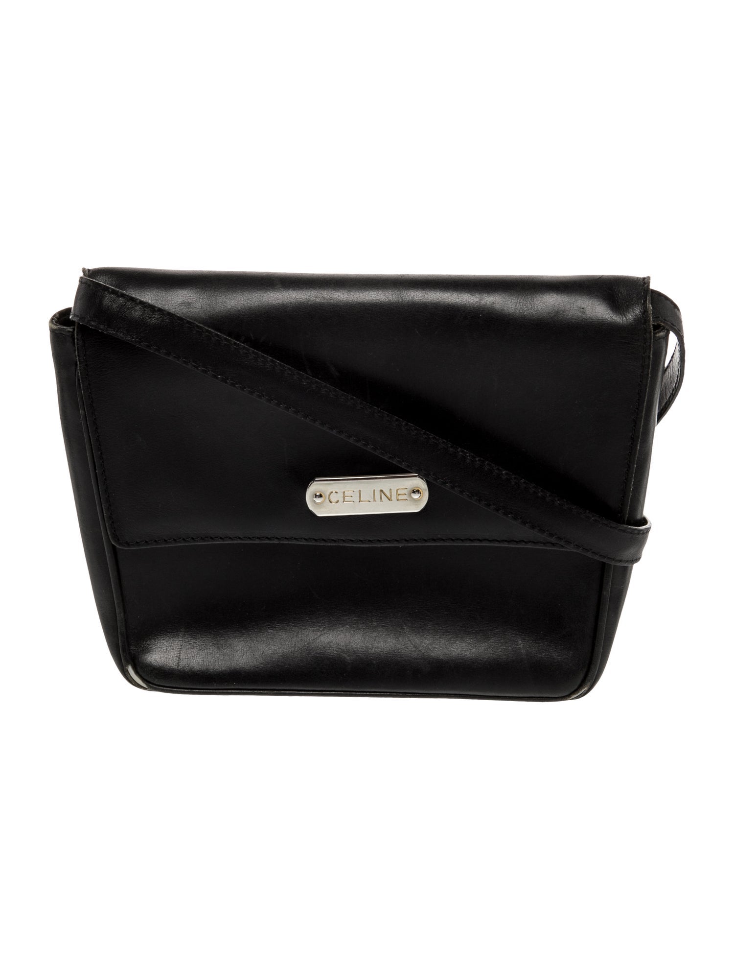 Celine Leather Crossbody Bag Vintage