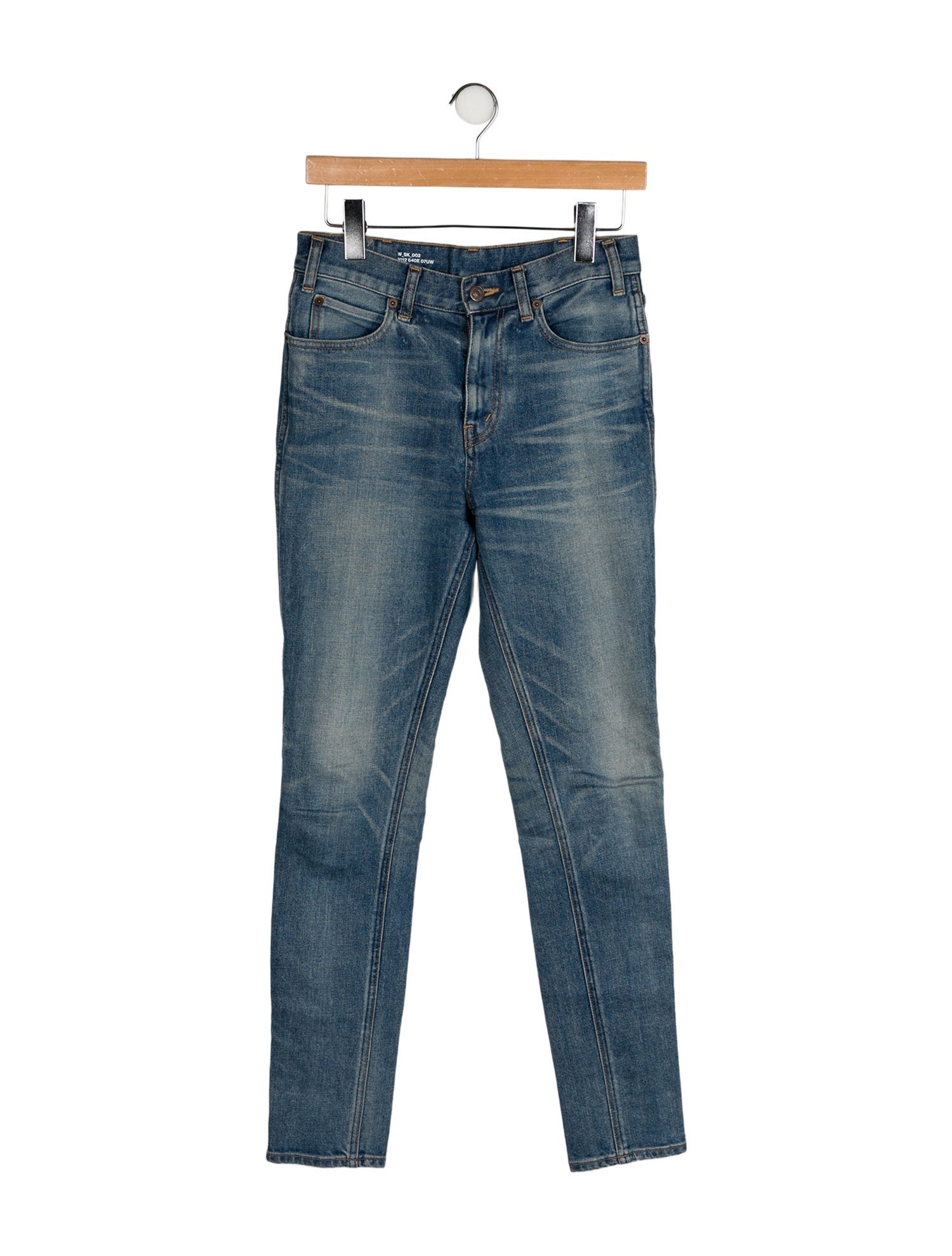 Celine Mid-Rise Skinny Leg Jeans