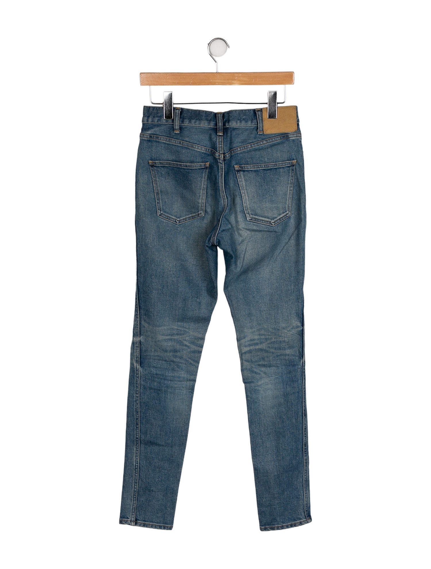 Celine Mid-Rise Skinny Leg Jeans