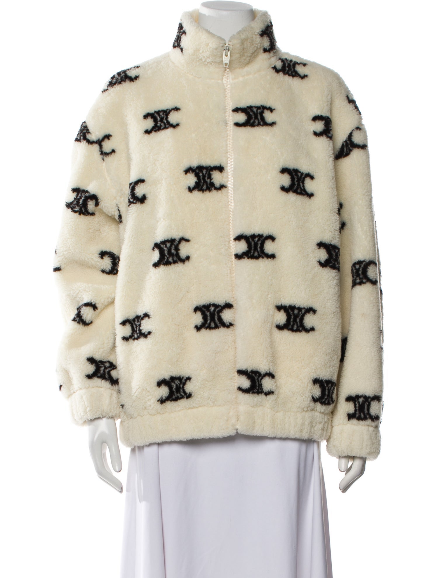 Celine Wool Printed Utility Jacket