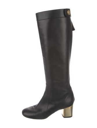 Celine Leather Riding Boots