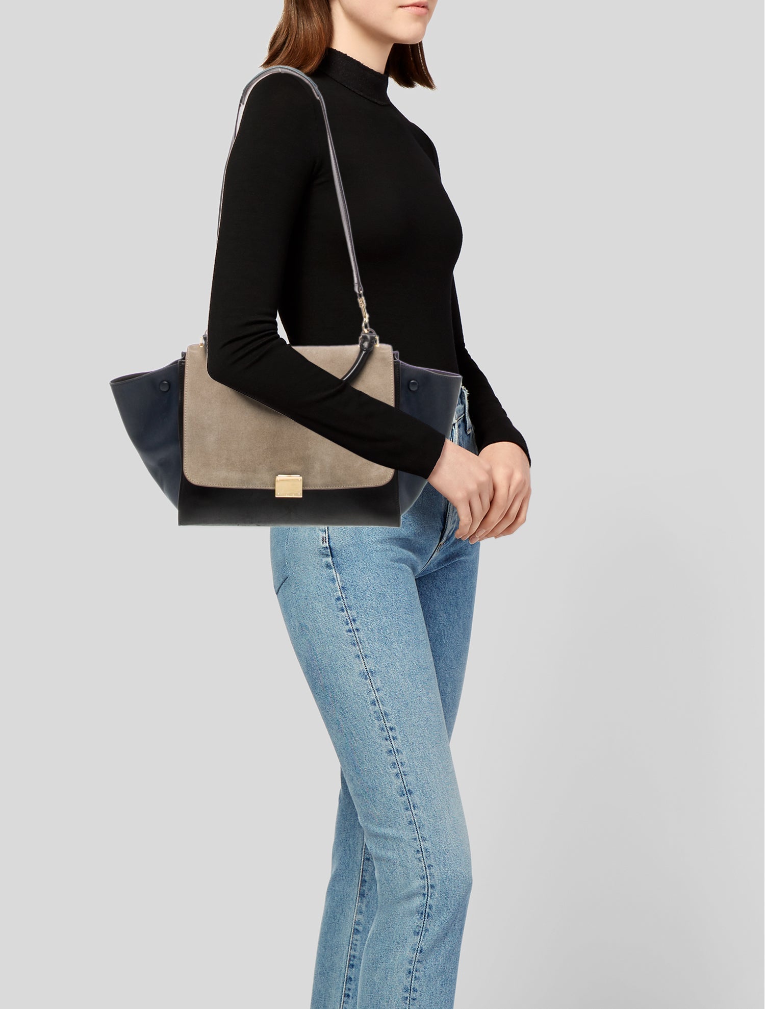 Celine Leather Trapeze Medium