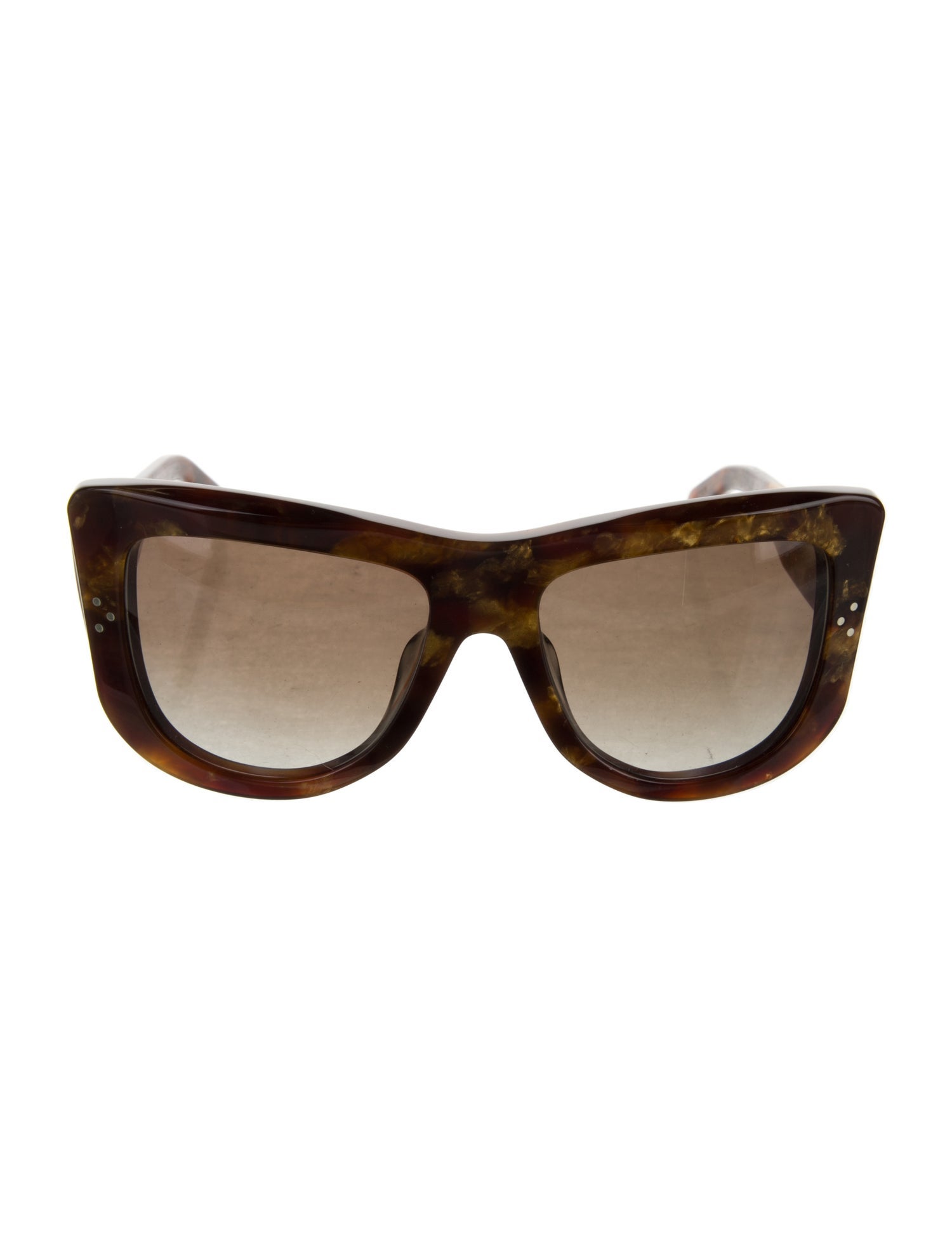 Celine Shield Gradient Sunglasses