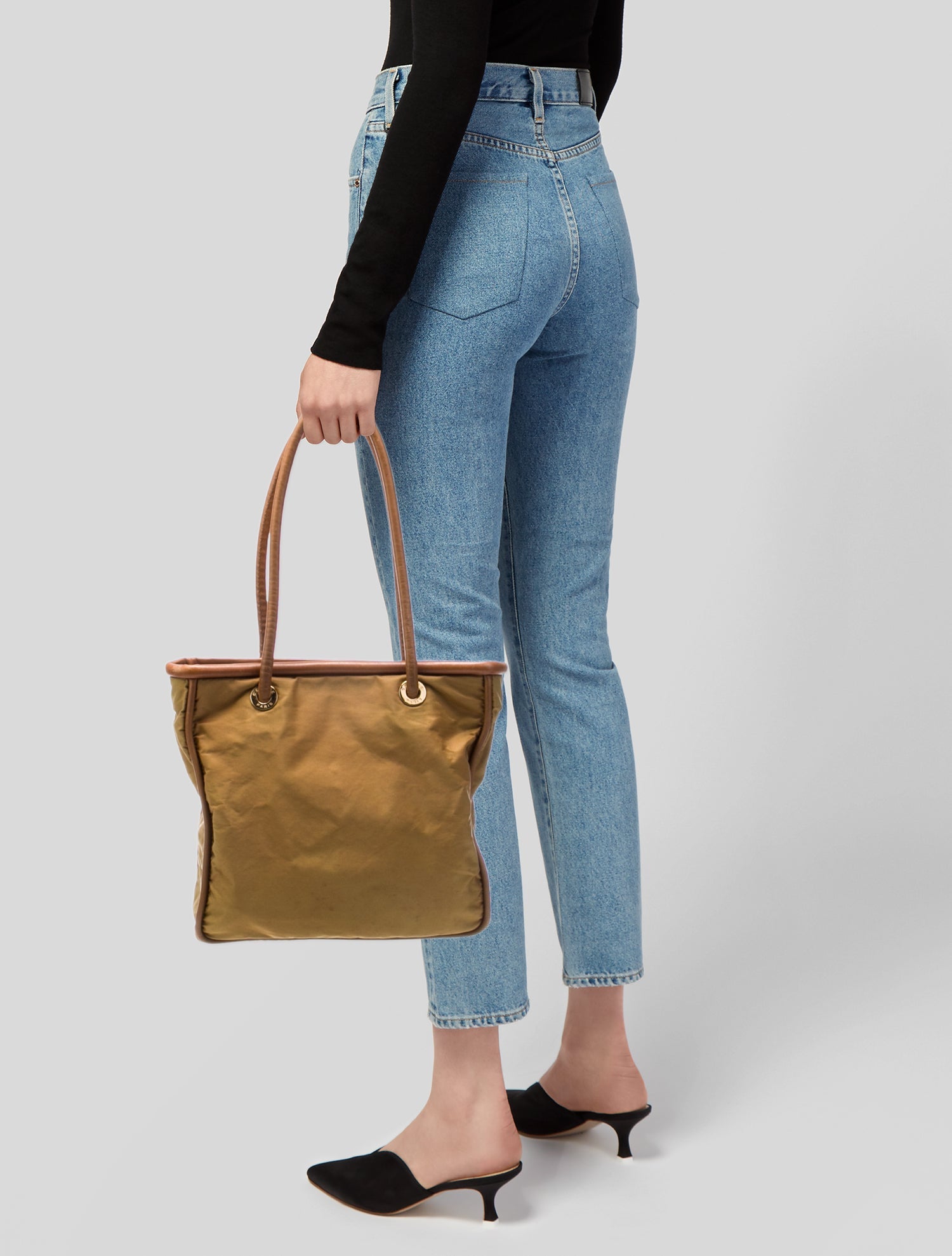 Celine Nylon Shoulder Bag Vintage