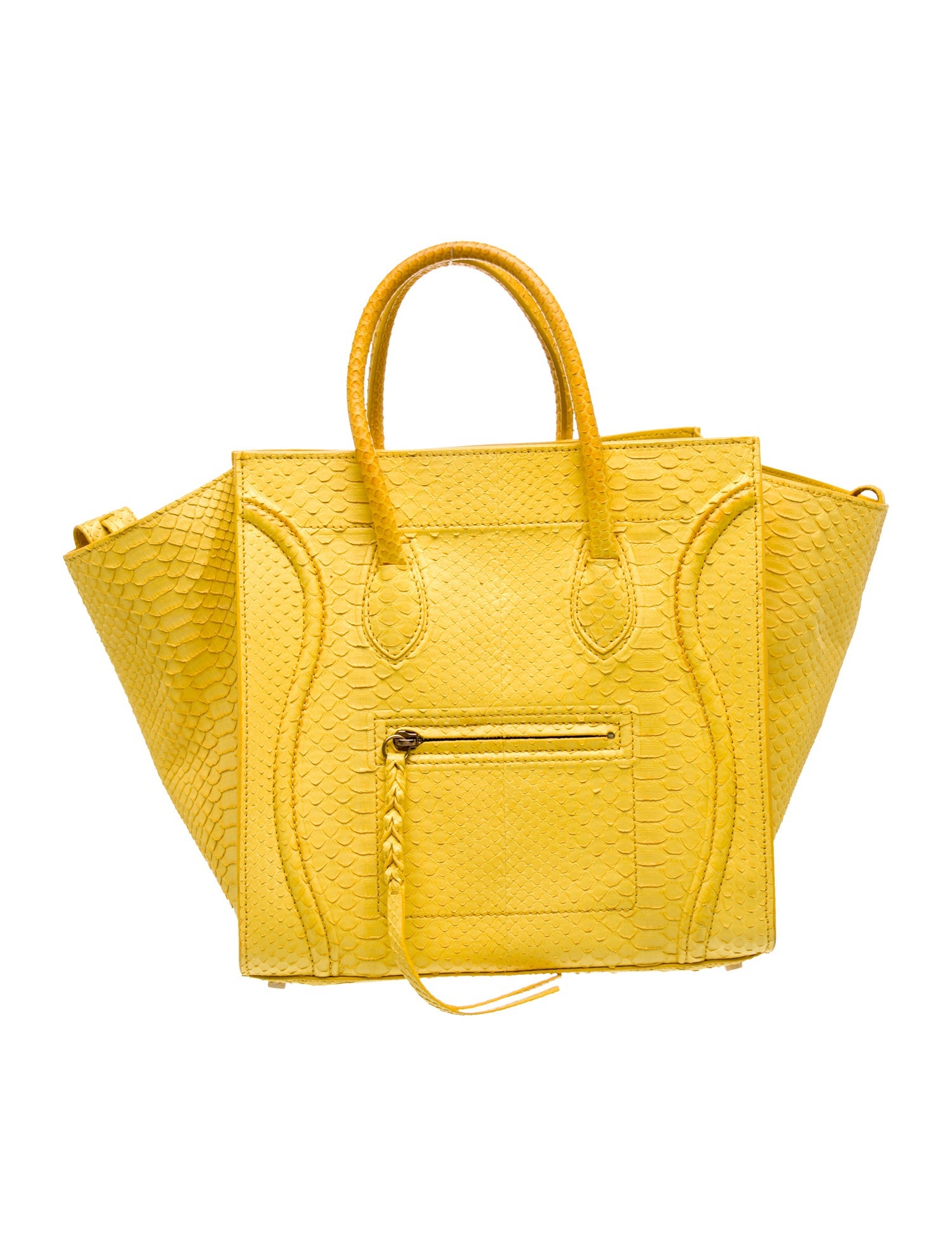 Celine Snakeskin Luggage Phantom