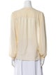 Celine Silk Scoop Neck Blouse