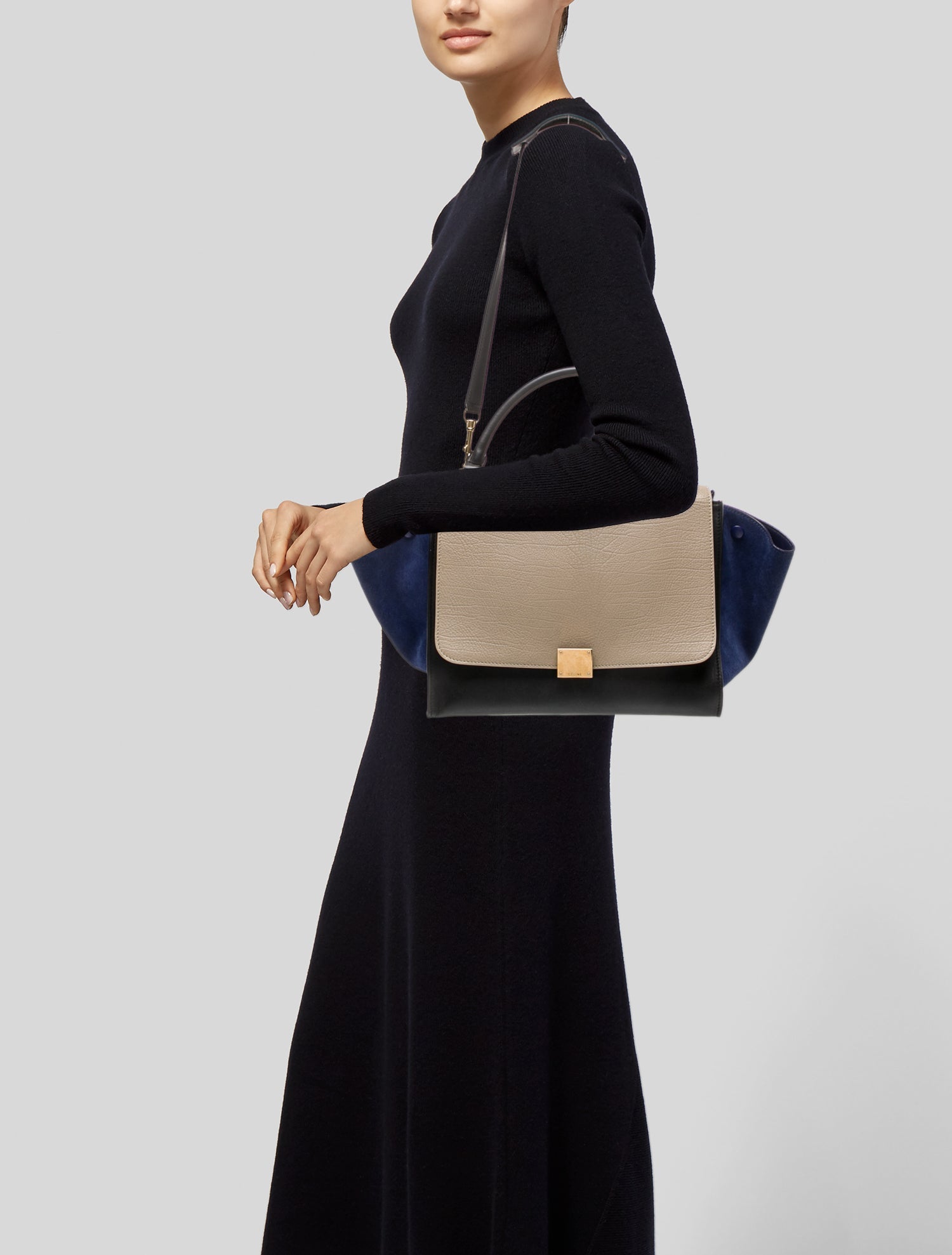 Celine Leather Trapeze Medium