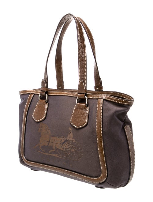 Celine Canvas Shoulder Bag Vintage