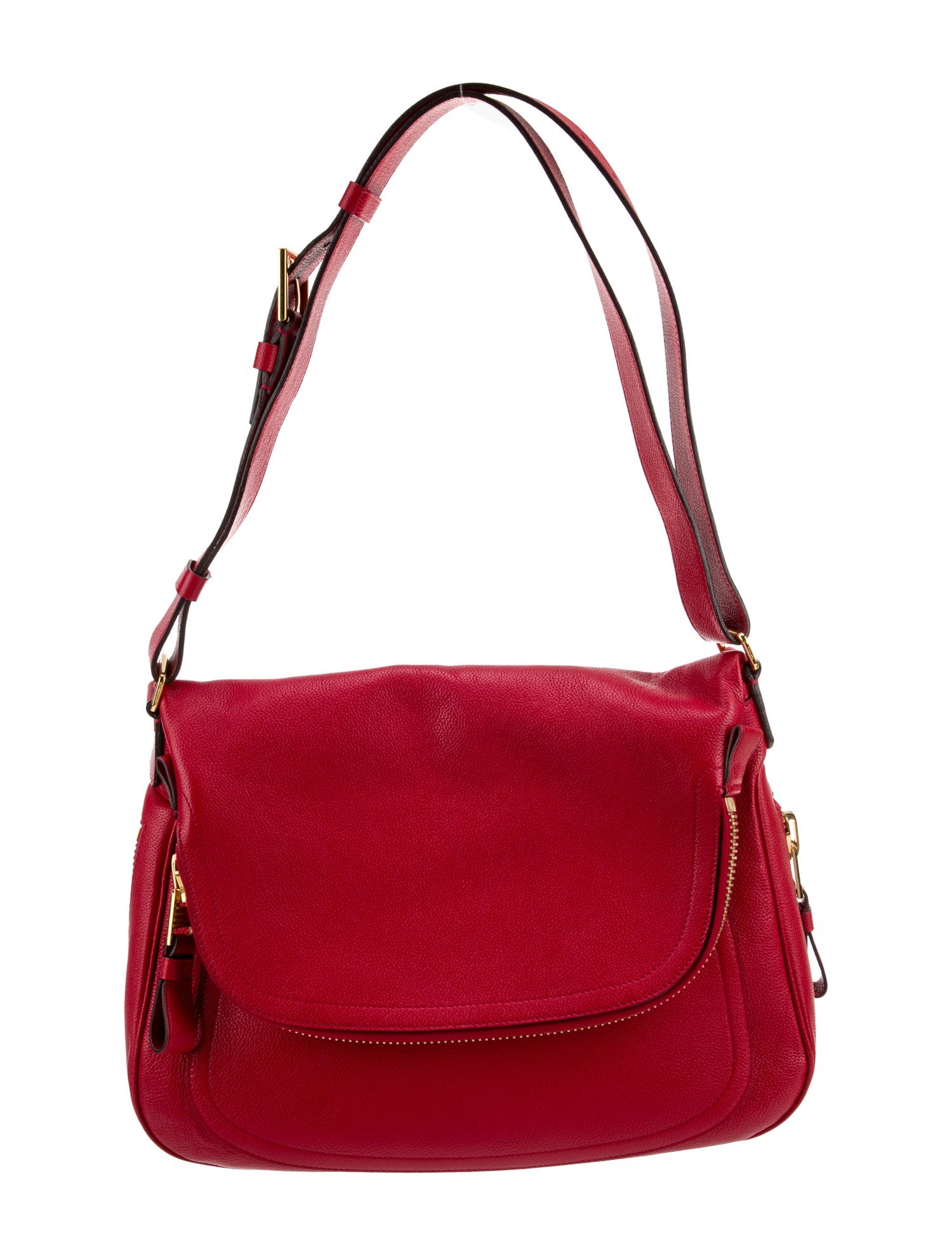 Tom Ford Leather Messenger Bag