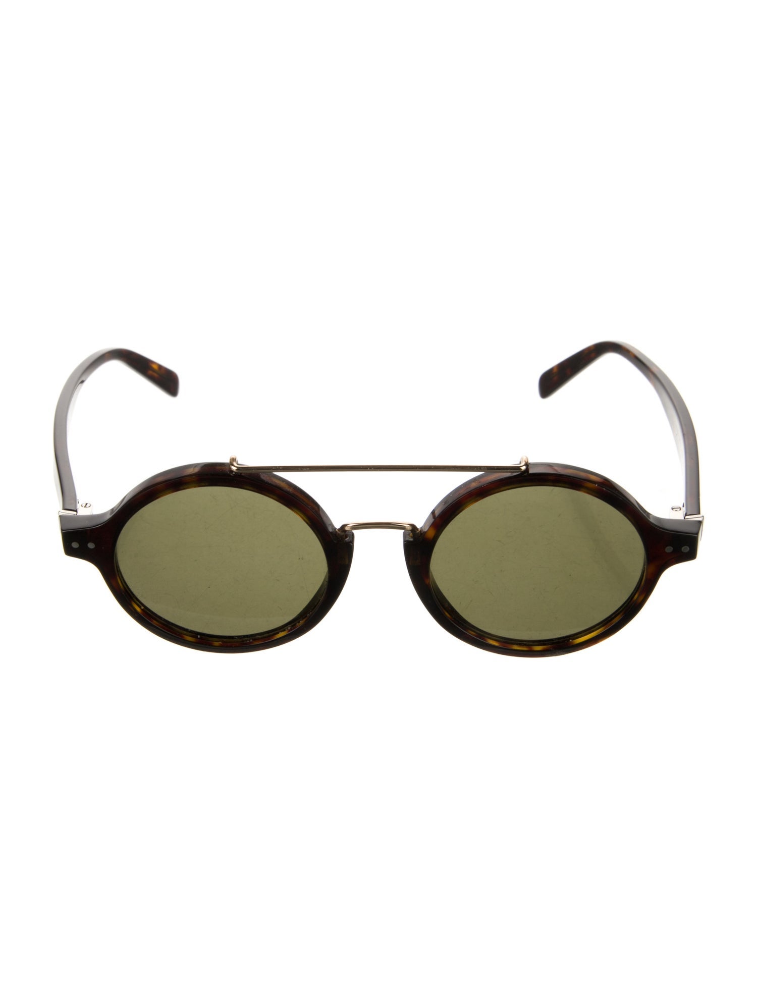 Celine Round Tinted Sunglasses