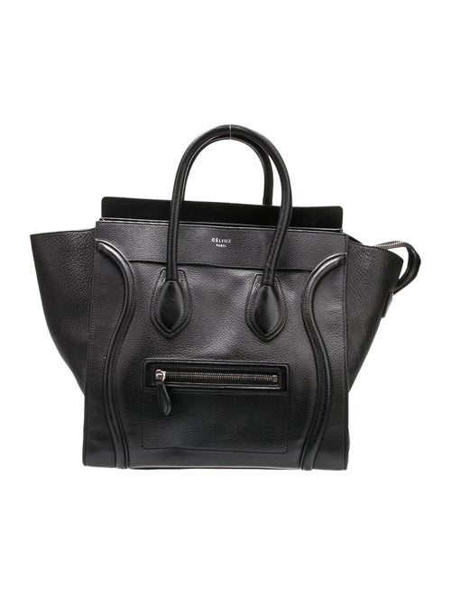 Celine Leather Shoulder Luggage Mini
