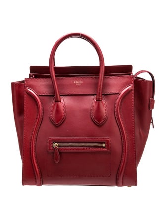 Celine Leather Luggage Mini