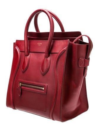 Celine Leather Luggage Mini