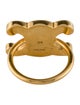 Celine Rhinestone Triomphe Cocktail Ring