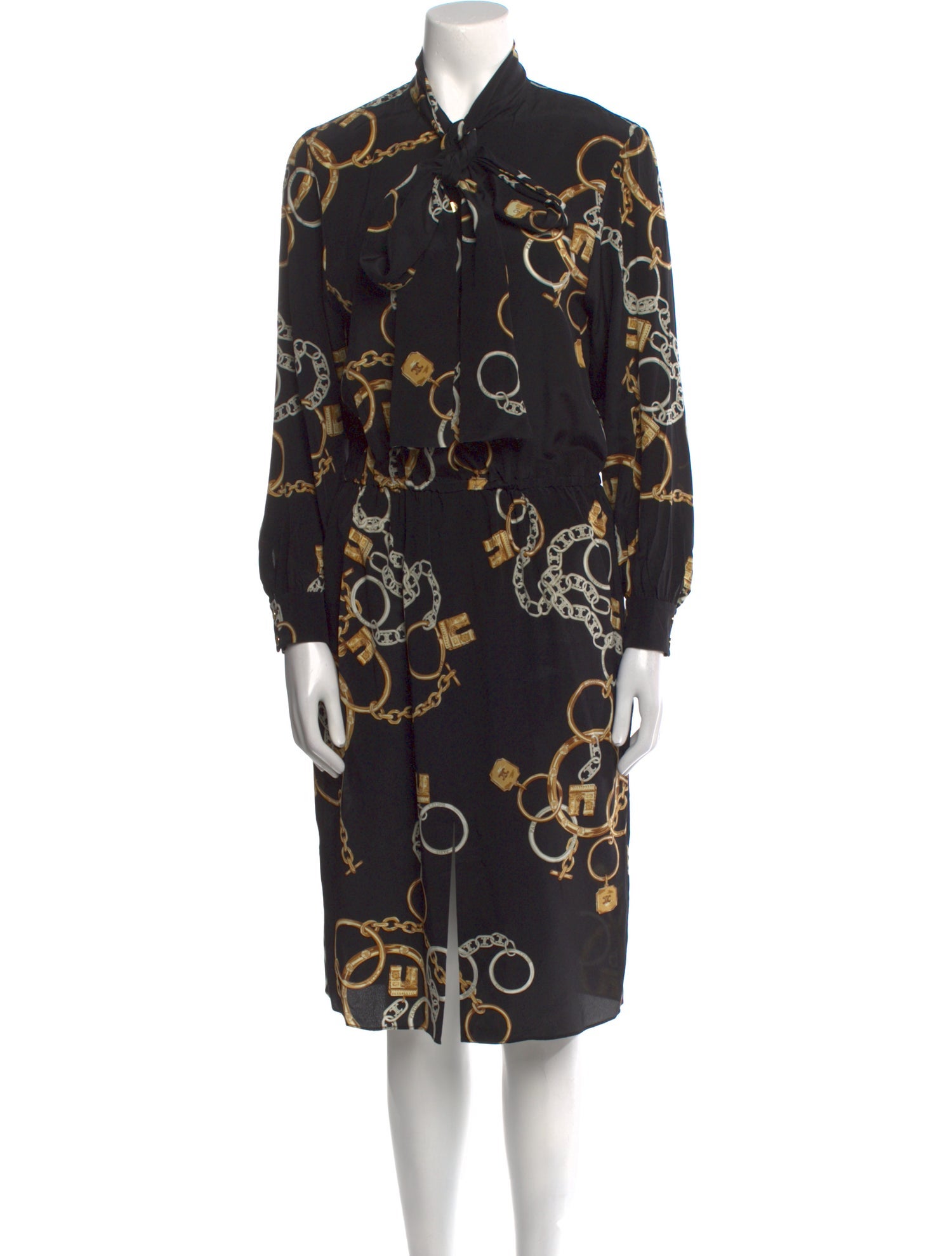 Celine Silk Midi Length Dress