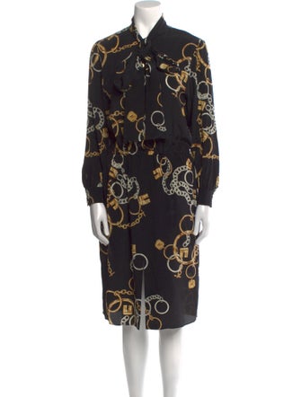 Celine Silk Midi Length Dress