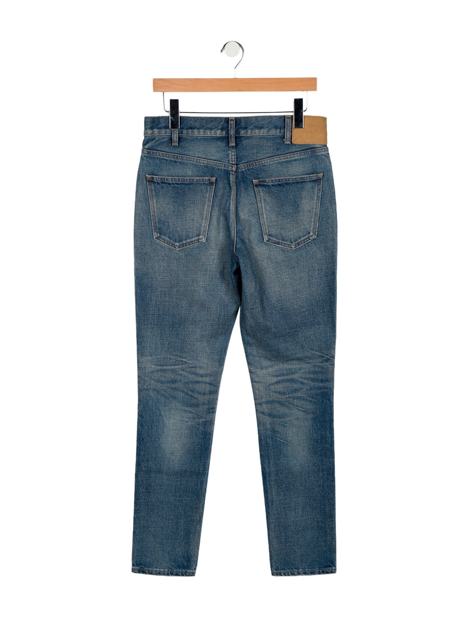 Celine Mid-Rise Straight Leg Jeans