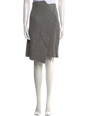 Celine Virgin Wool Knee-Length Skirt