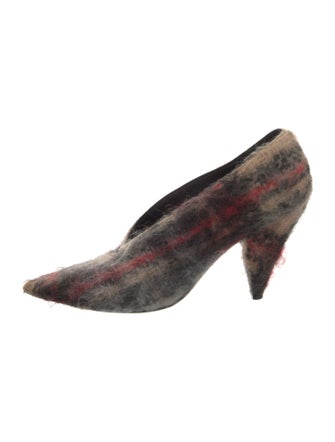 Celine Wool Printed Pumps