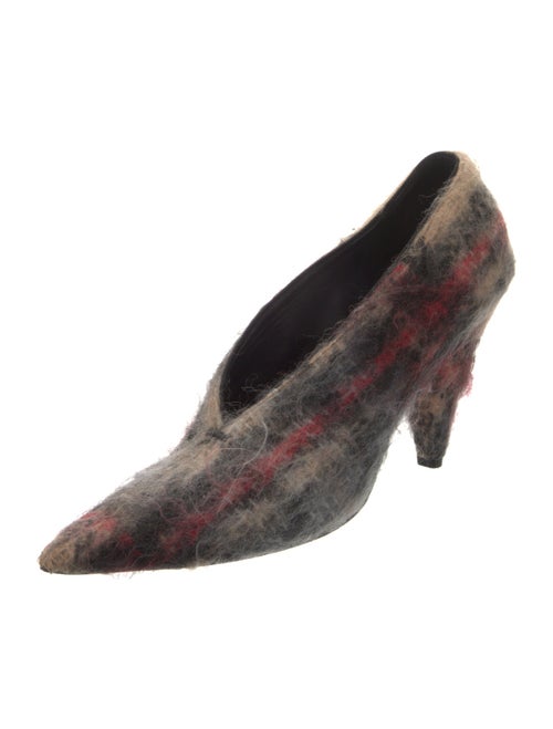 Celine Wool Printed Pumps