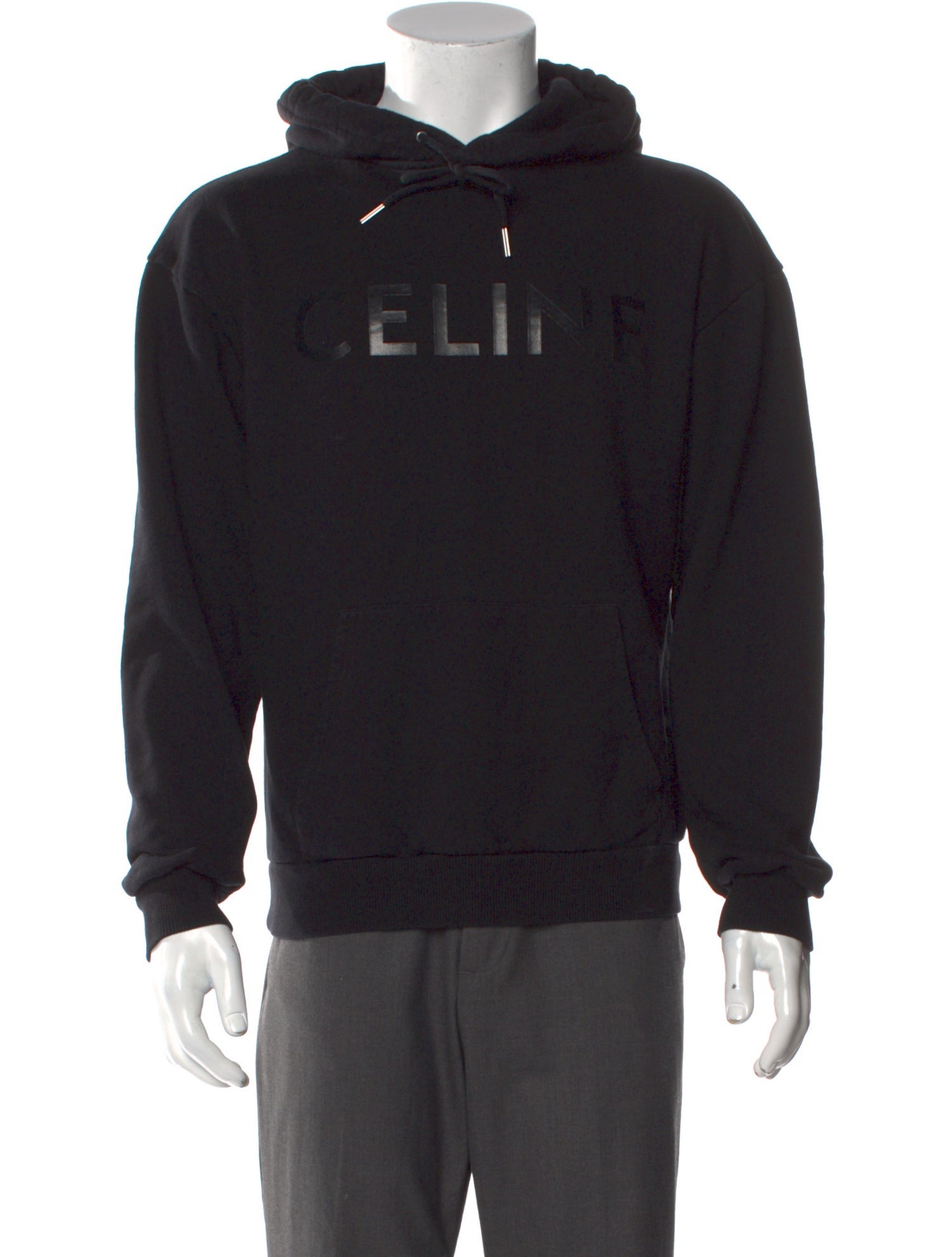 Celine Graphic Print Crew Neck Hoodie