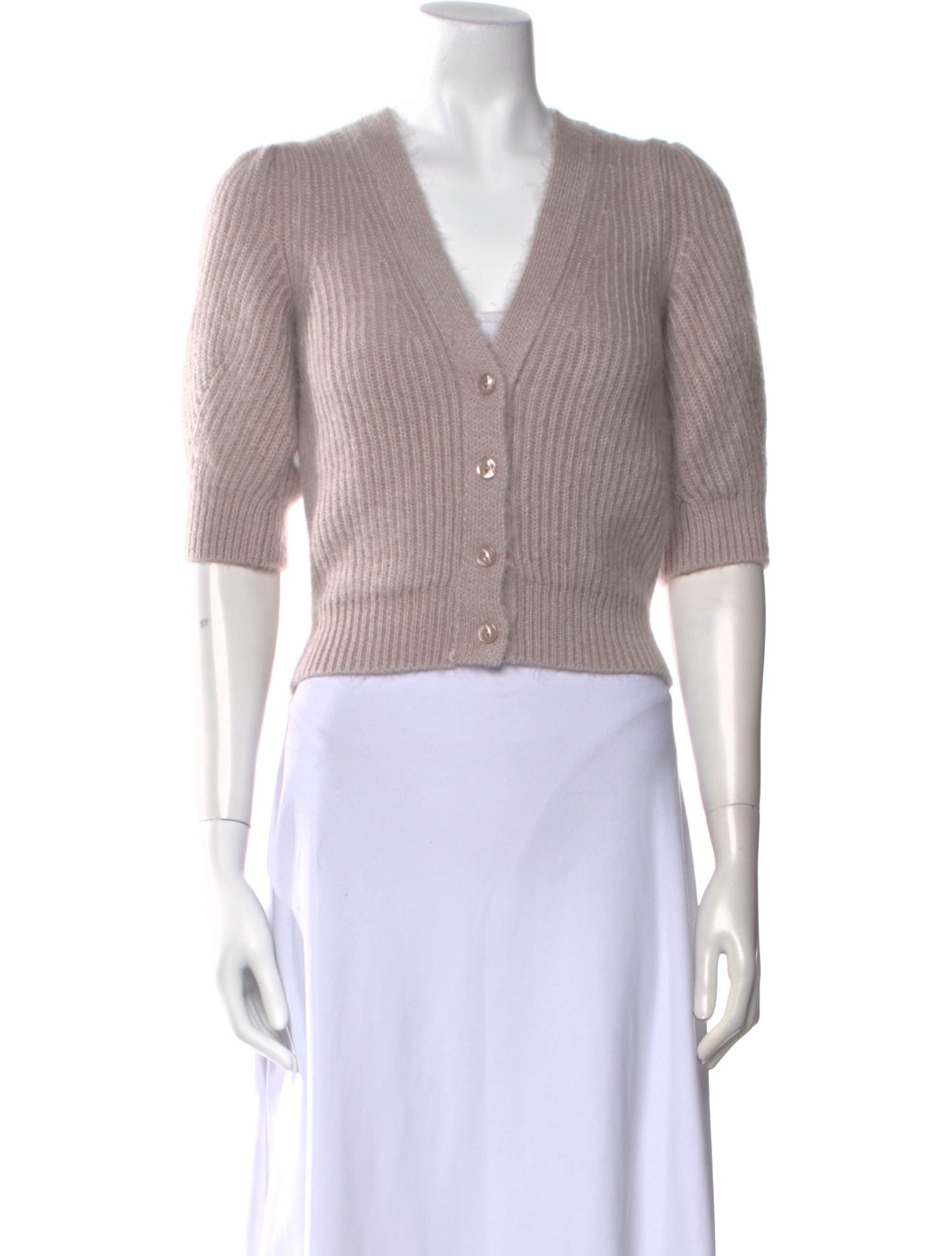 Celine Mohair V-Neck Sweater