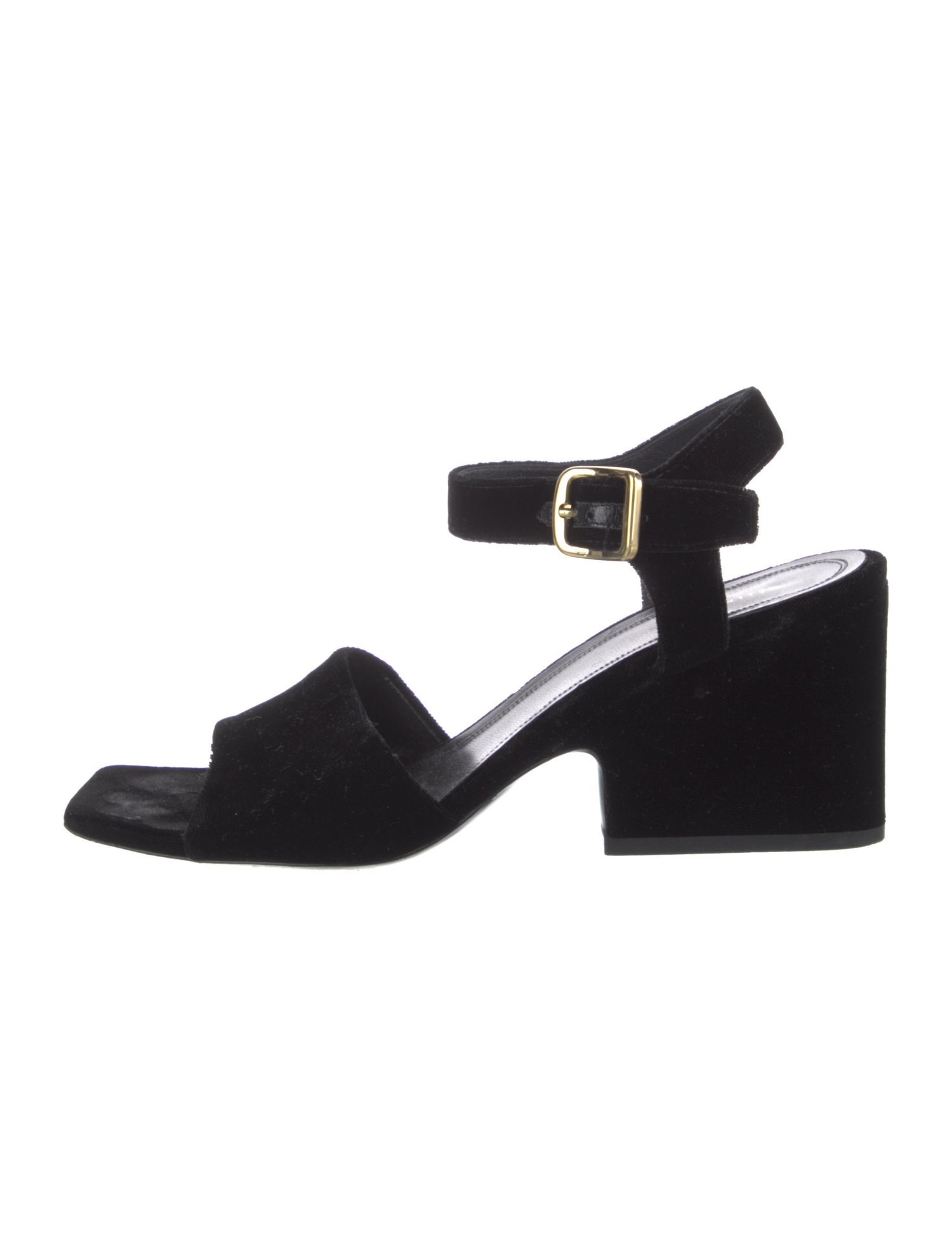 Celine Velvet Sandals