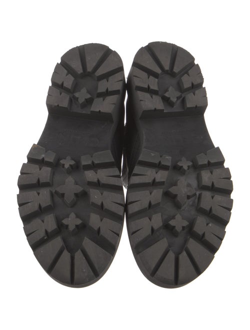 Celine Leather Mesh Accents Chelsea Boots