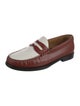 Celine Leather Colorblock Pattern Loafers