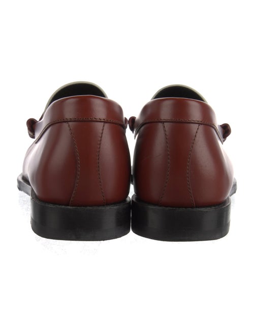 Celine Leather Colorblock Pattern Loafers