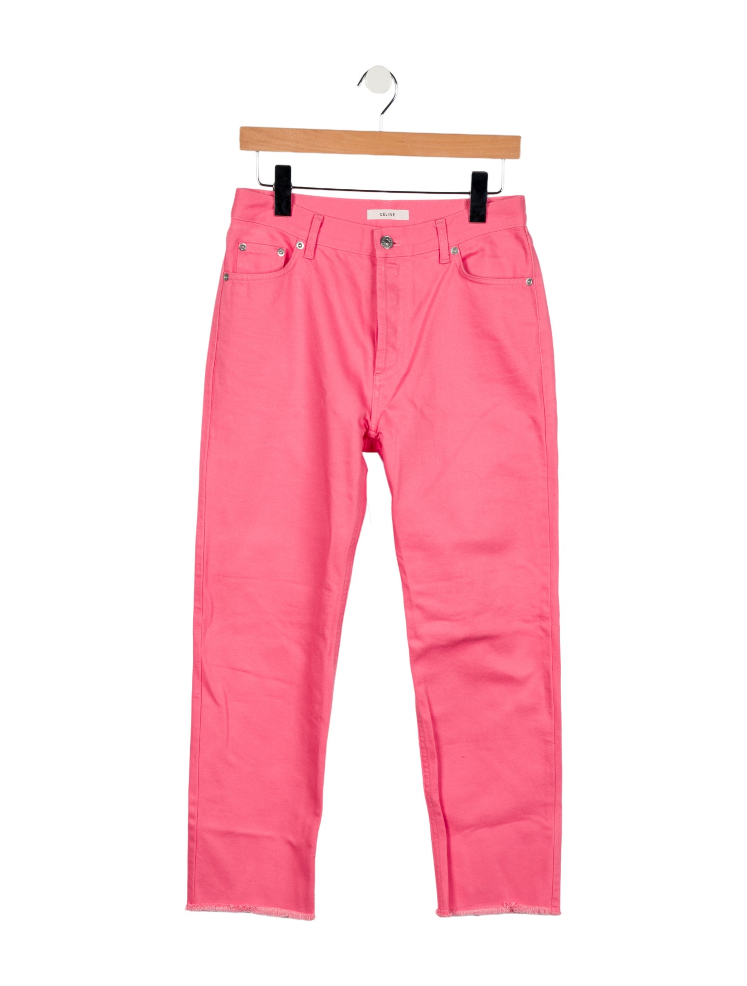 Celine Mid-Rise Straight Leg Jeans