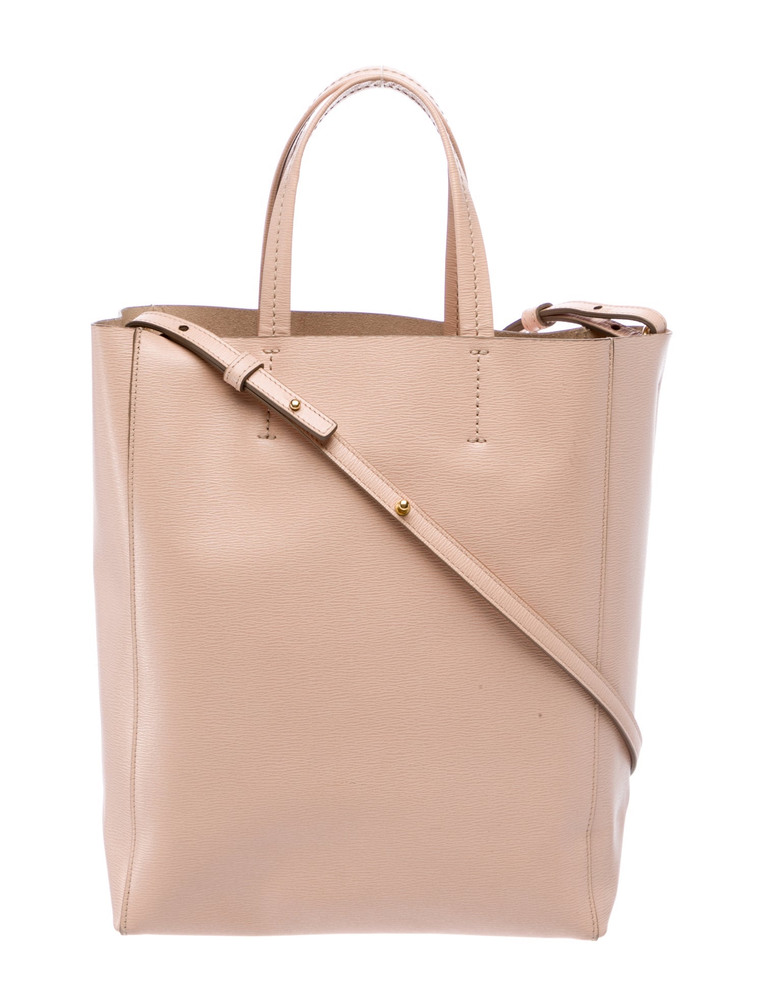 Celine Leather Vertical Cabas Small