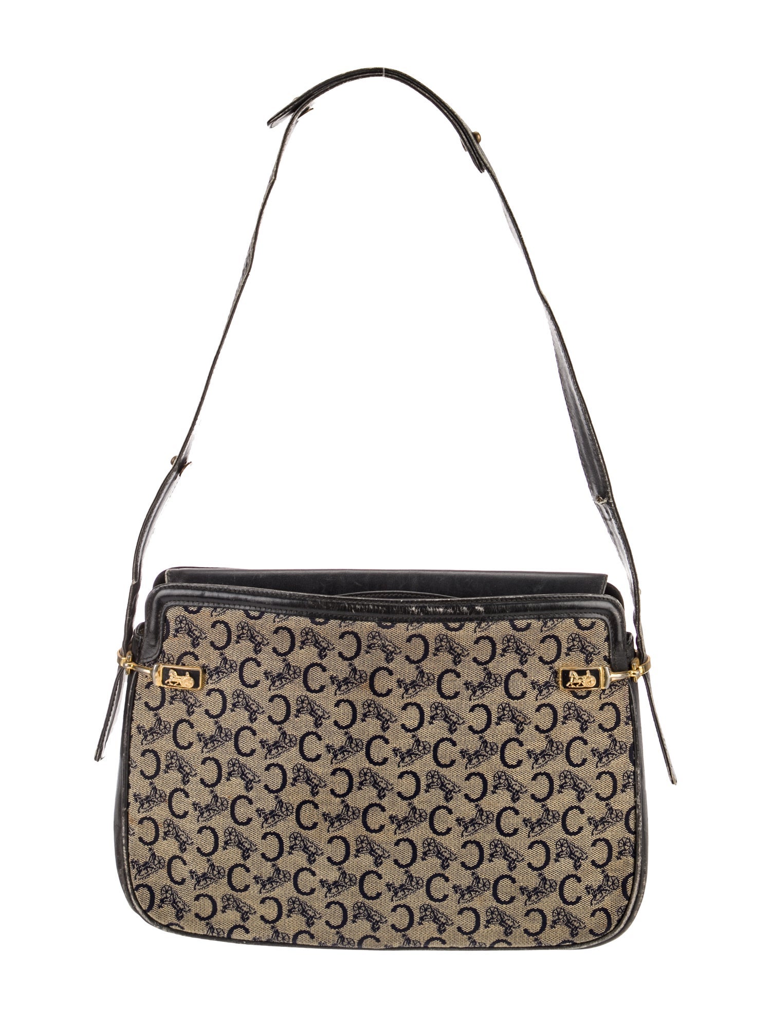 Celine Monogram Shoulder Bag Vintage