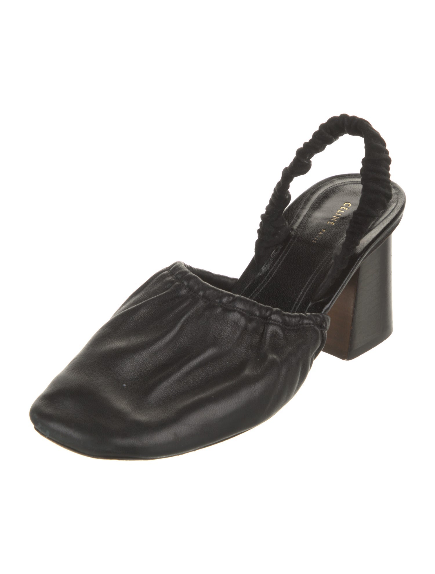 Celine Leather Slingback Pumps