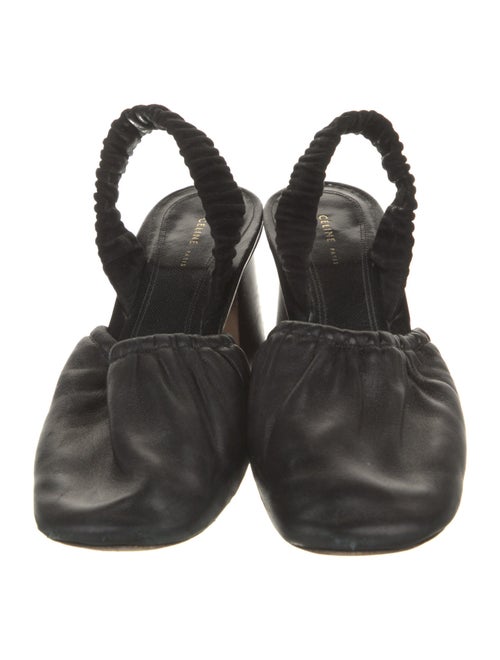 Celine Leather Slingback Pumps