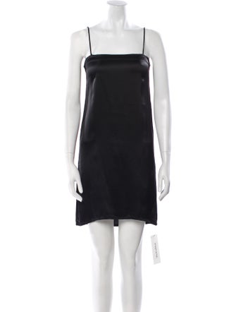 Celine Satin Knee-Length Dress