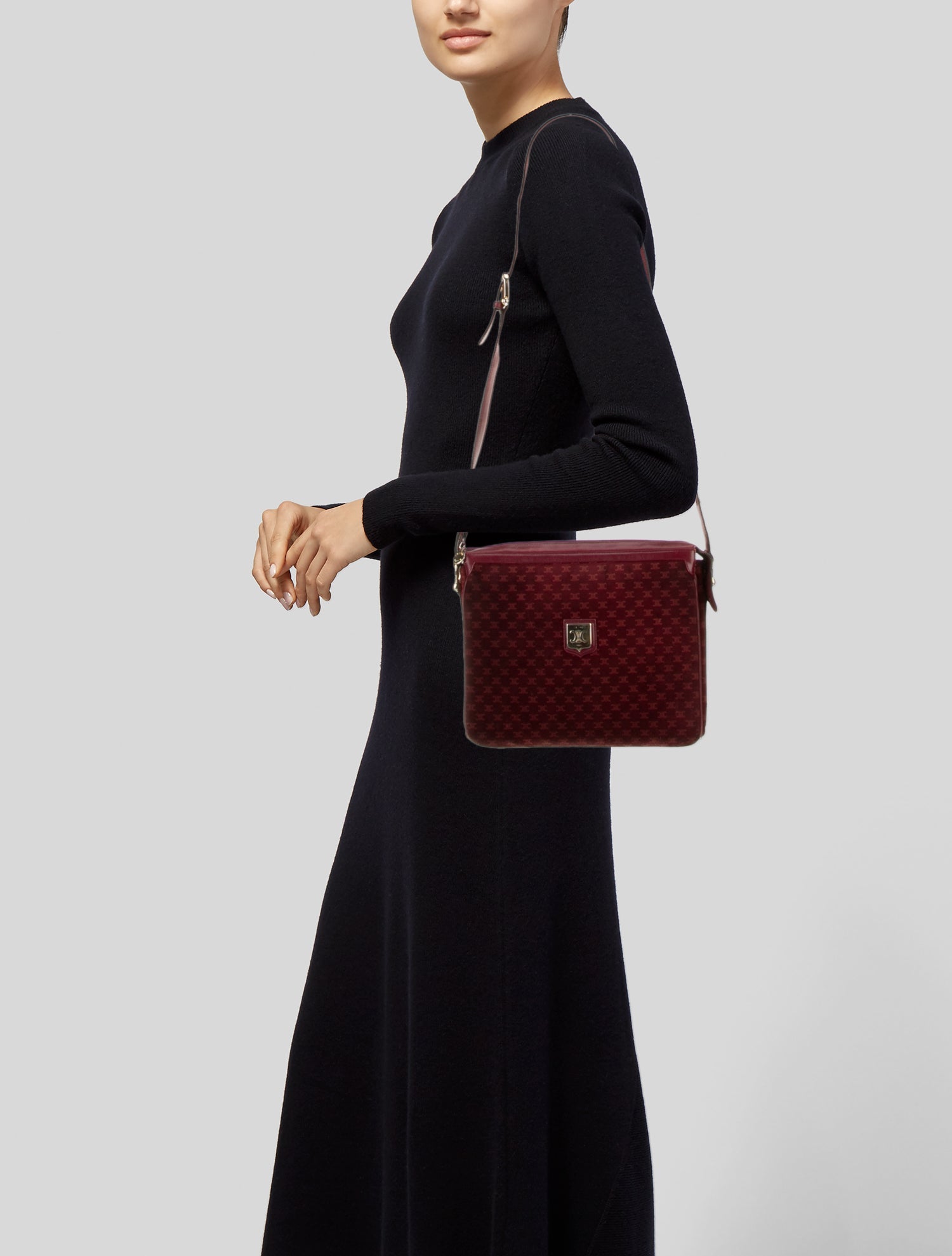 Celine Triomphe Messenger Bag Vintage