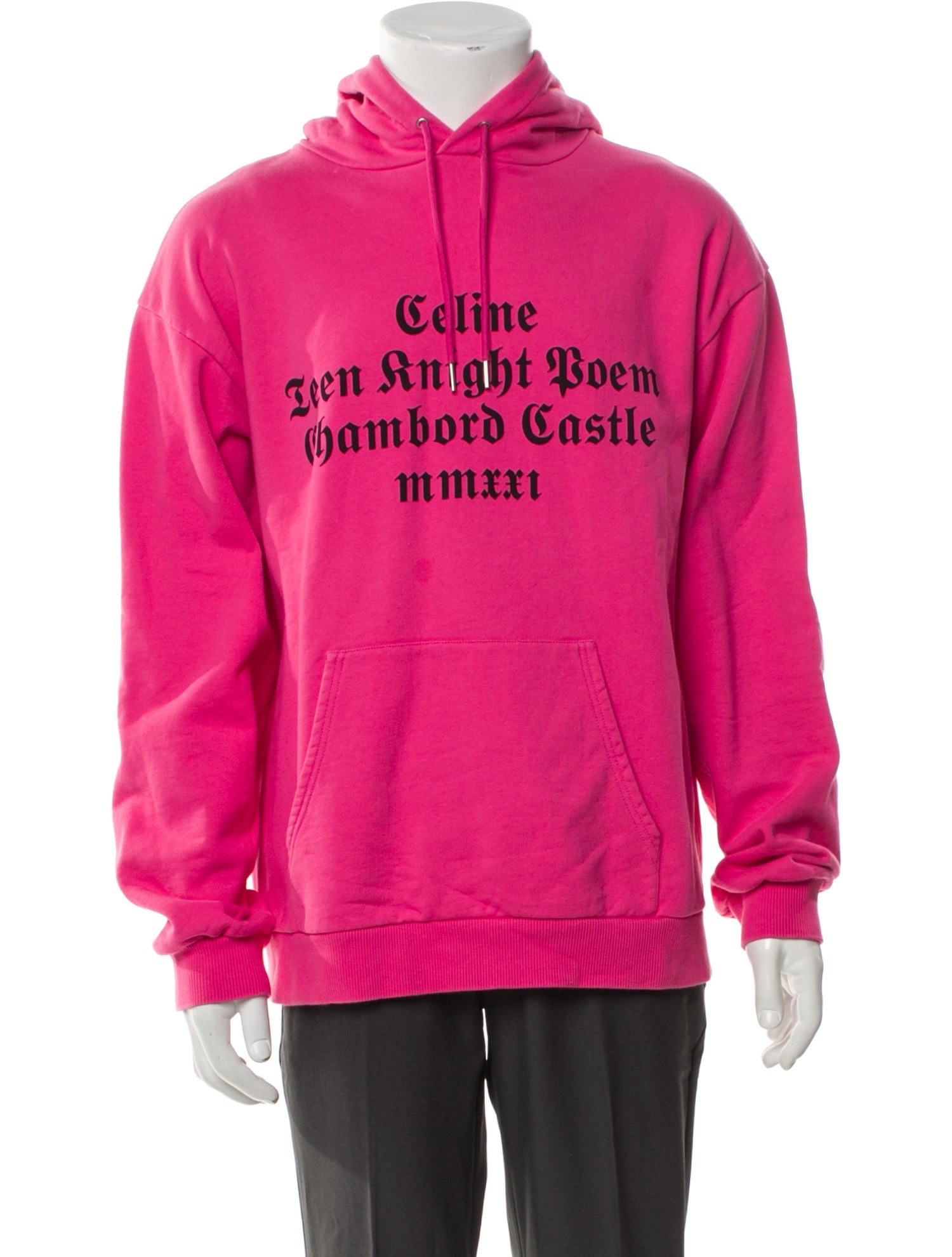 Celine Graphic Print Crew Neck Hoodie