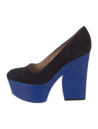 Celine Suede Pumps