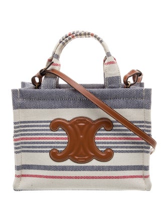 Celine Canvas Cabas Thais Tote Small 2024