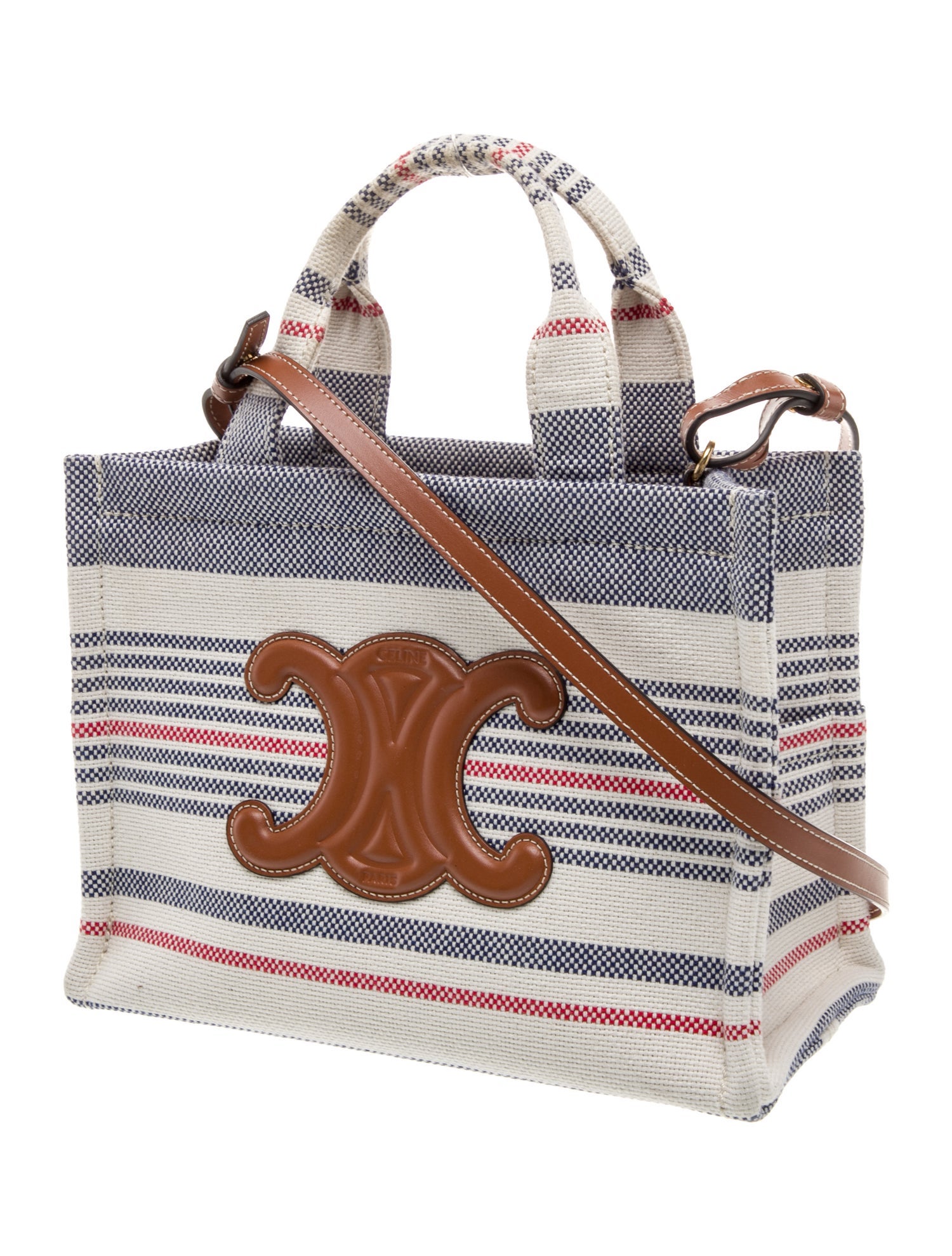 Celine Canvas Cabas Thais Tote Small 2024