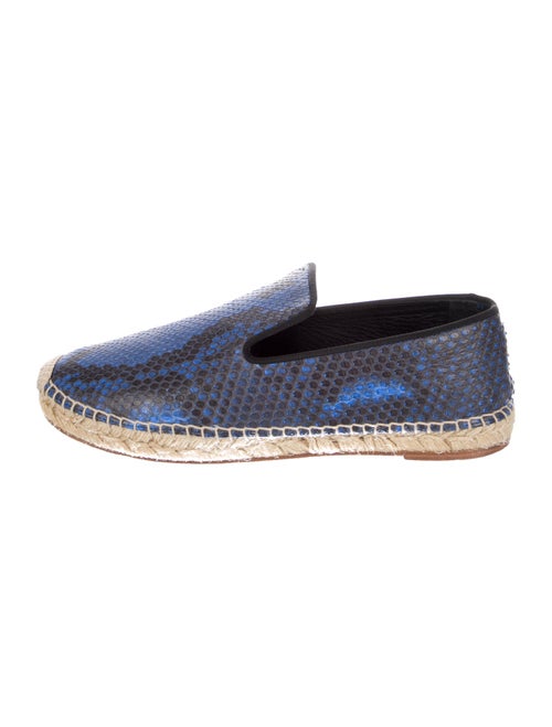 Celine Snakeskin Animal Print Espadrilles