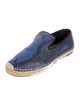 Celine Snakeskin Animal Print Espadrilles