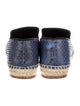 Celine Snakeskin Animal Print Espadrilles