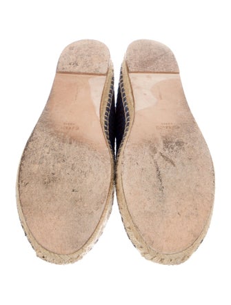 Celine Snakeskin Animal Print Espadrilles