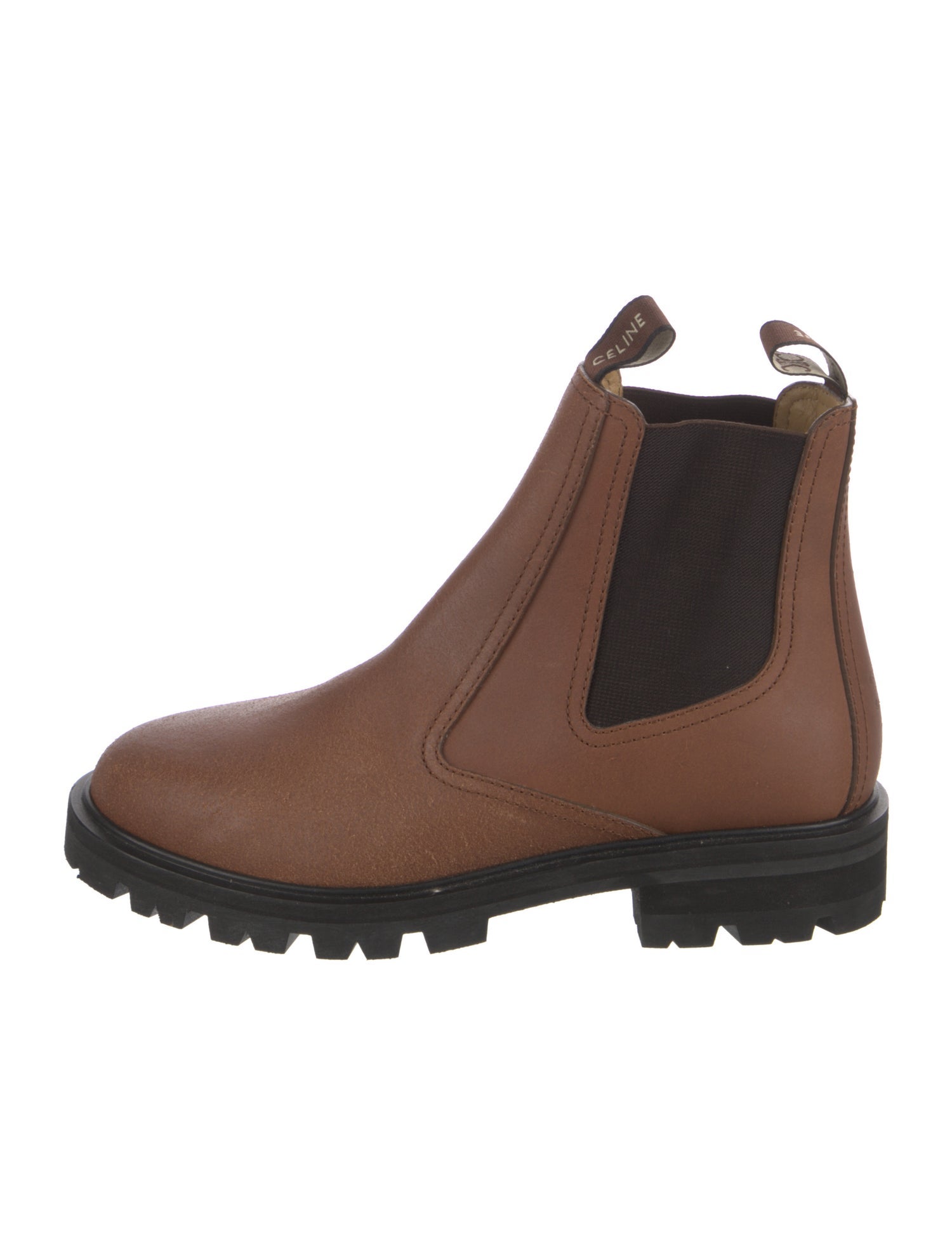 Celine Leather Chelsea Boots