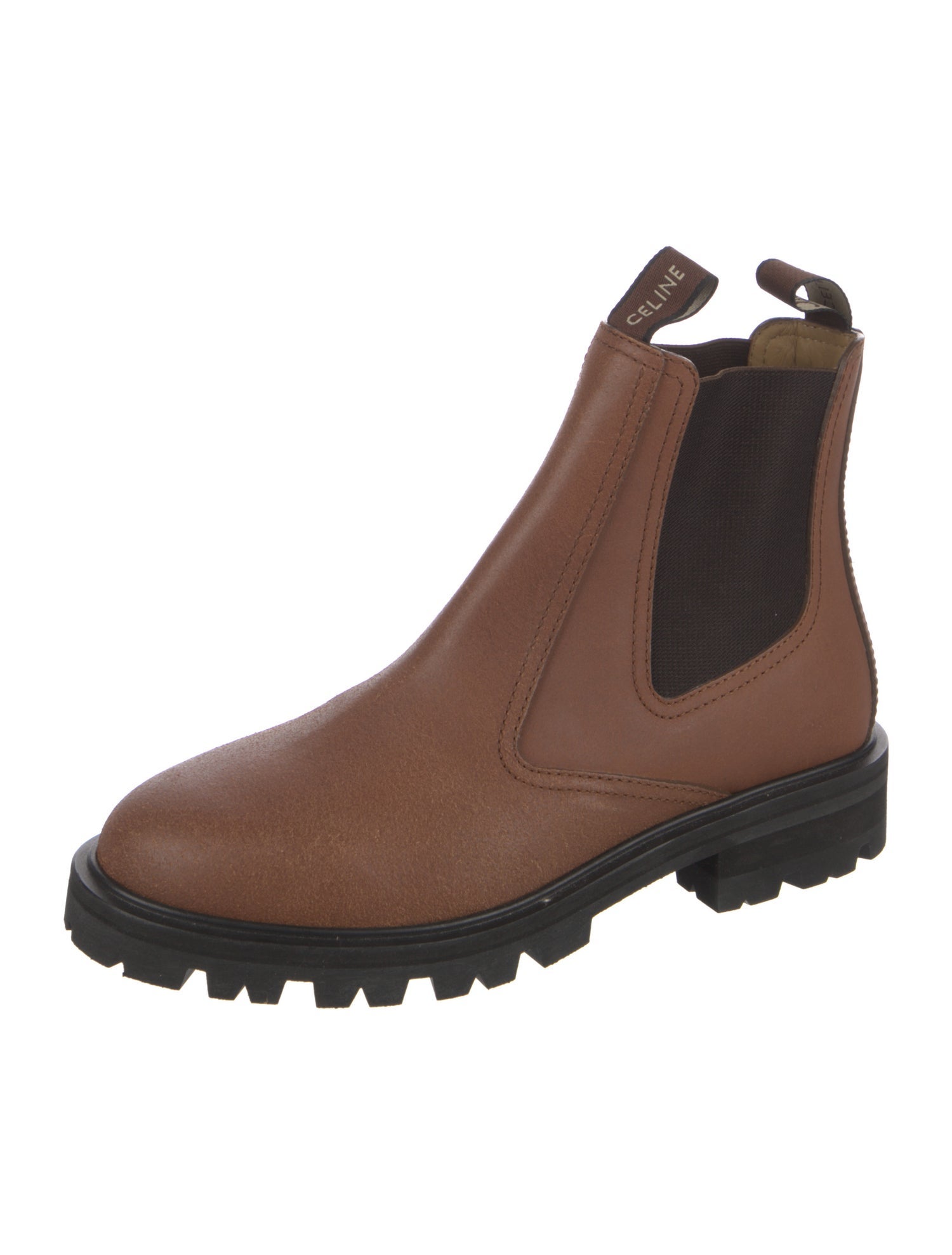 Celine Leather Chelsea Boots