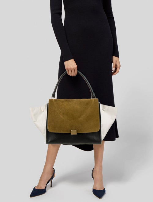 Celine Leather Trapeze Large