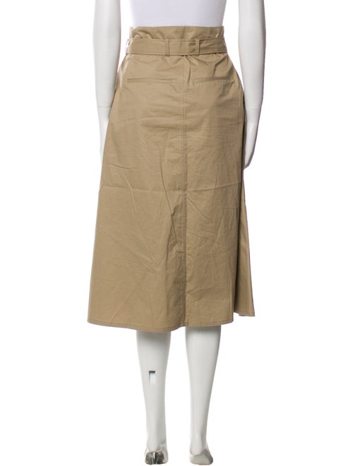 Celine Pleated Accents Midi Length Skirt