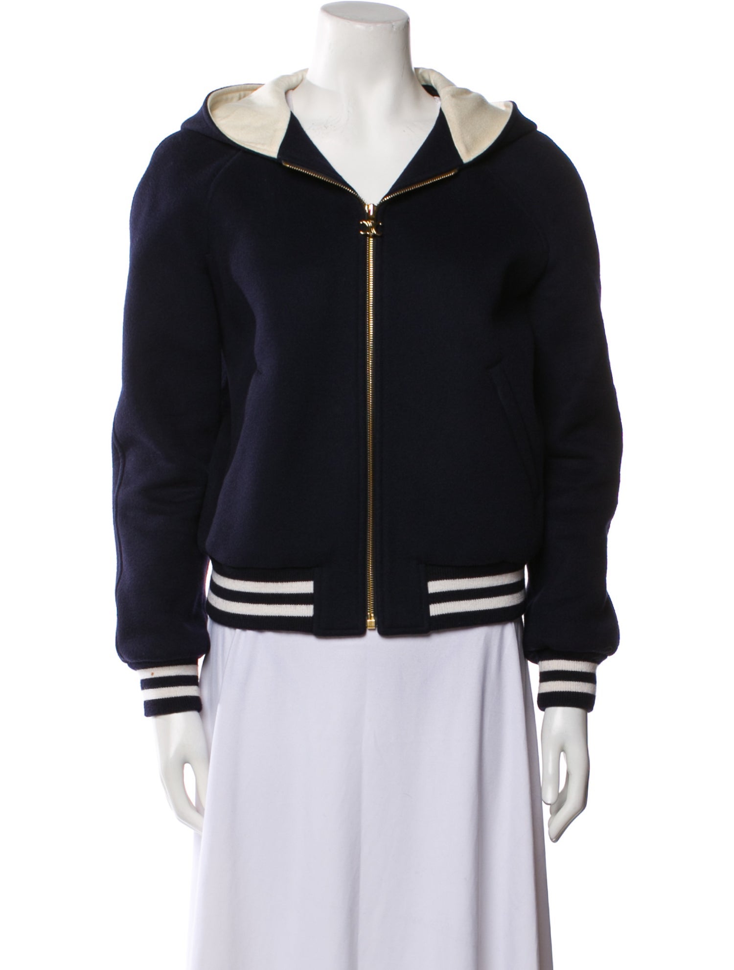 Celine Teddy Cashmere Bomber Jacket